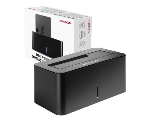 Kiintolevy ACC DOCK STATION USB3.2/2.5"/3.5" SATA ADSA-SN AXAGON