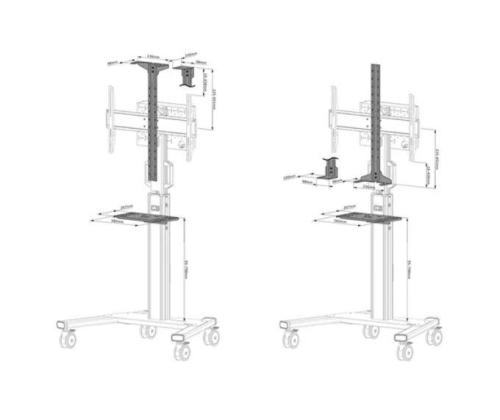 MONITORI ACC VIDEOBAR MULT. KIT/AFLS-825WH1 NEOMOUNTS