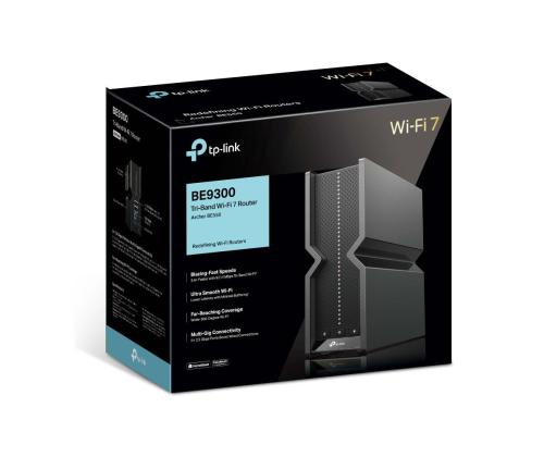 Langaton reititin TP-LINK Wireless Router 9214 Mbps Mesh Wi-Fi 7 USB 3.0 4x2.5GbE 1x2.5GbE Numero...