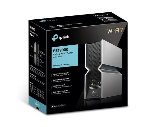 Langaton reititin TP-LINK Wireless Router 19000 Mbps Mesh Wi-Fi 7 USB 3.0 4x2.5GbE 2x10GbE LAN \...