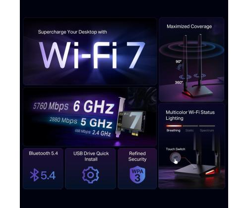 WRL-SOVITIN 9300MBPS WI-FI 7/ARCHER TBE550E TP-LINK