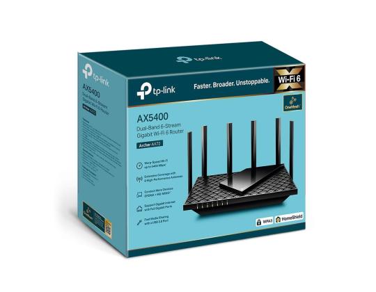 Langaton reititin TP-LINK Langaton reititin 5400 Mbps Wi-Fi 6 IEEE 802.11a IEEE 802.11 b/g IEEE 802...