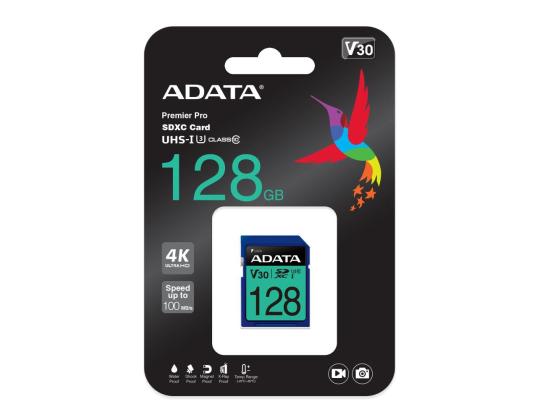 MUISTI SDXC 128GB V30/ASDX128GUI3V30S-R ADATA