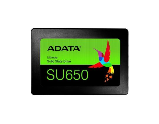 SSD ADATA SU650 1 Tt SATA 3.0 Kirjoitusnopeus 450 Mt/s Lukunopeus 520 Mt/s 2.5" TBW 600 Tt...