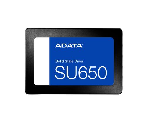 SSD ADATA SU650 2TB Kirjoitusnopeus 450 Mt/s Lukunopeus 520 Mt/s 2.5" TBW 600 TB MTBF...