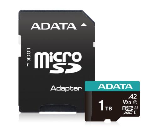 MUISTI MICRO SDXC 1TB W/AD./AUSDX1TUI3V30SA2-RA1 ADATA
