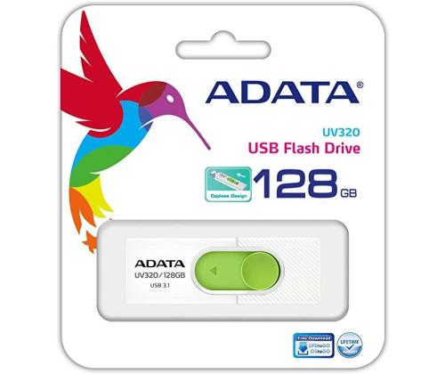 MUISTIASEMA FLASH USB3 128GB/VALKOINEN AUV320-128G-RWHGN DATA