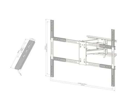 TV-SARJA ACC VESA JATKOSARJA/OLJET-950BL1 NEOMOUNTS