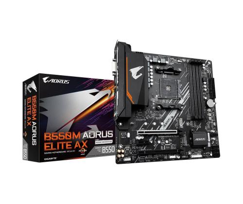 Emolevy GIGABYTE AMD B550 SAM4 Micro-ATX Muisti DDR4 Muistipaikat 4 1xPCI-Express 3.0 1x 1xPCI...