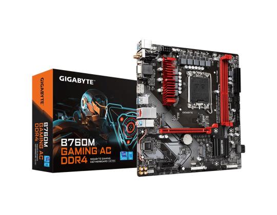 Emolevy GIGABYTE Intel B760 Express LGA1700 Micro-ATX Muisti DDR4 Muistipaikat 2 1xPCI-Express...