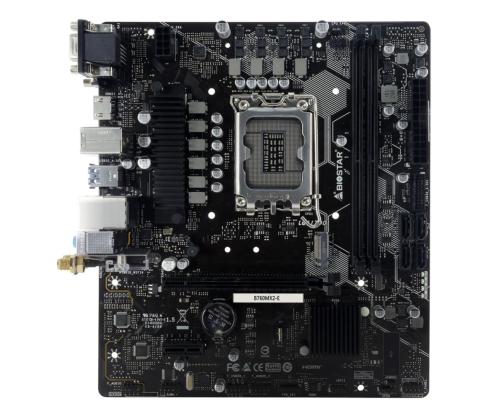 Emolevy BIOSTAR Intel B760 Express LGA1700 Micro-ATX Muisti DDR5 Muistipaikat 2 1xPCI-Express 3&hellip. muistia;