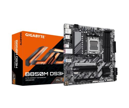 Emolevy GIGABYTE AMD B850 SAM5 Micro-ATX Muisti DDR5 Muistipaikat 4 1xPCI-Express 3.0 4x 1xPCI-Express 3.0 4xPCI-Express 3.0 4xPCI-Express 3.0 4xPCI-Express 3.0 4xPCI-Express 3.0
