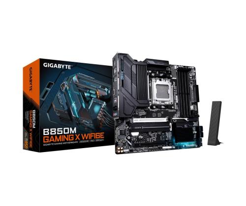 Emolevy GIGABYTE AMD B850 SAM5 Micro-ATX Muisti DDR5 Muistipaikat 4 1xPCI-Express 3.0 4x 1xPCI-Express 3.0 4xPCI-Express 3.0 4xPCI-Express 3.0 4xPCI-Express 3.0 4xPCI-Express 3.0