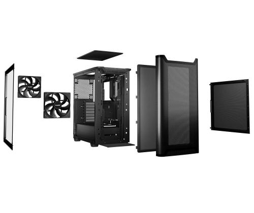 Kotelo BE QUIET PURE BASE 501 MidiTower Ei sisälly ATX MicroATX MiniITX Väri Musta BGW74