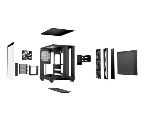 Kotelo BE QUIET ATX/micro ATX/Mini-ITX Musta Midi Tower PC BGW83