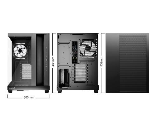 Kotelo BE QUIET ATX/micro ATX/Mini-ITX Musta Midi Tower PC BGW85