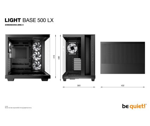 Kotelo BE QUIET ATX/micro ATX/Mini-ITX Musta Midi Tower PC BGW85