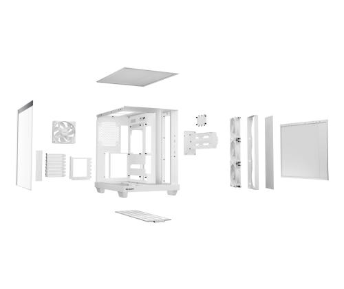Kotelo BE QUIET ATX/micro ATX/Mini-ITX Valkoinen Midi Tower PC BGW86