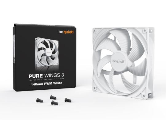 CASE FAN 140MM PURE WINGS 3/WHITE PWM BL112 BE QUIET