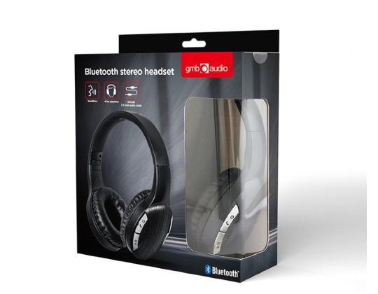 KUULOKE BLUETOOTH V5.0/MUSTA BTHS-01-BK GEMBIRD