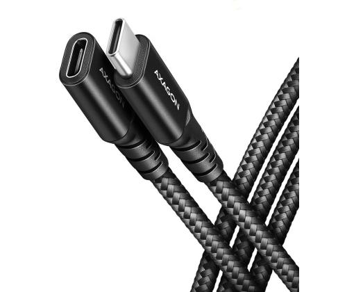 KAAPELI USB-C JATKE 0.5M/MUSTA BUCM32-CF05AB AXAGON