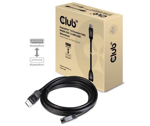 KAAPELI DP TO DP 3M/M/F CAC-1023 CLUB3D