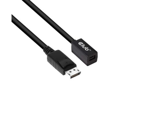 KAAPELI MINI DP TO DP 1M/M/F CAC-1120 CLUB3D