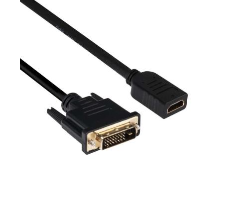 KAAPELI DVI-D HDMI 2M/M/F CAC-1211 CLUB3D