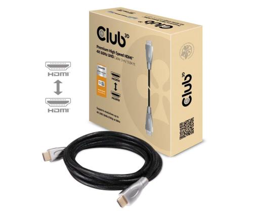 KAAPELI HDMI 3M/PREMIUM CAC-1310 CLUB3D