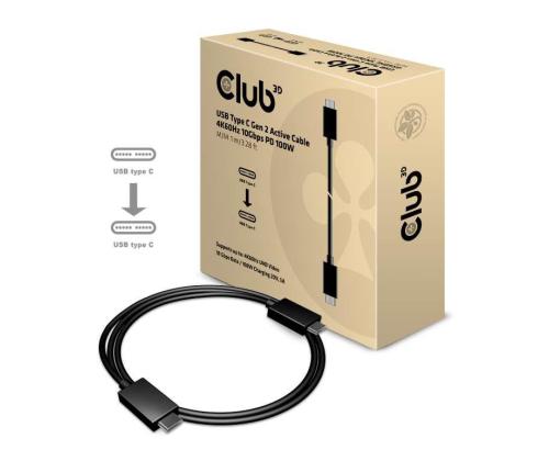 KAAPELI USB-C USB-C 1M/M/M CAC-1522 CLUB3D