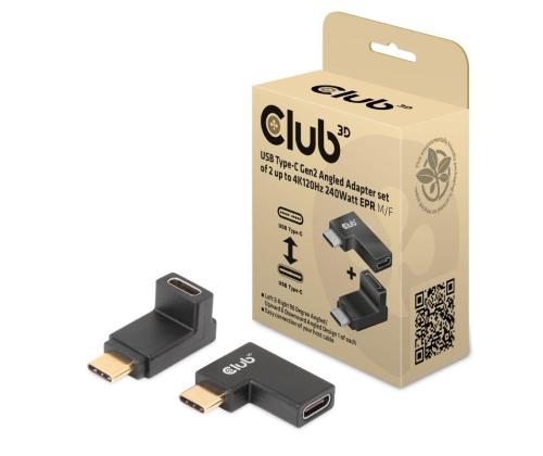 I/O-SOVITIN USB-C KULMASARJA/CAC-1528 CLUB3D