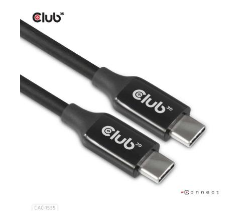 KAAPELI USB-C USB-C 5M/M/M CAC-1535 CLUB3D