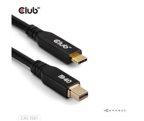 KAAPELI USB-C MINI DP 1.2M/M/M CAC-1561 CLUB3D