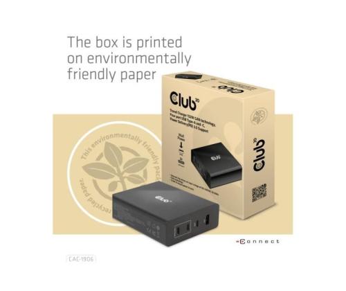 MOBIILI MATKALATURI USB-C/132W GAN CAC-1906 CLUB3D