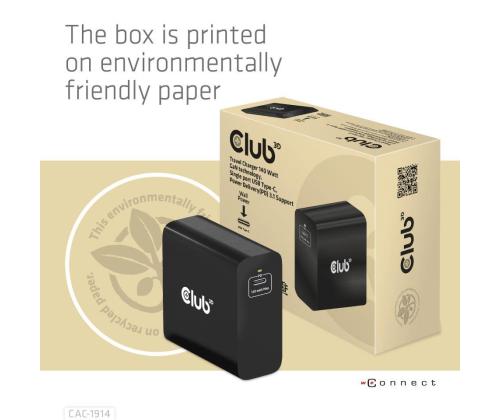 MOBIILI MATKALATURI USB-C/140W GAN CAC-1914EU CLUB3D