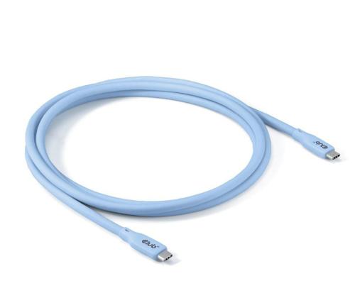 KAAPELI USB-C USB-C 2M/M/M SININEN CAC-3003 CLUB3D