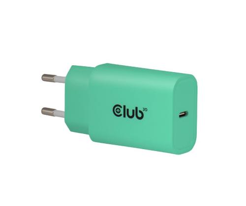 MOBIILILATURI SEINÄ USB-C/2KPL 30W VIHREÄ CAC-3024 CLUB3D