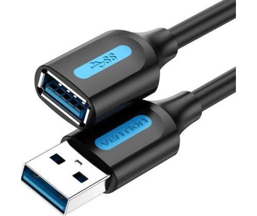 KAAPELI USB3.0 UROS NAARAS/1M MUSTA CBHBF VENTION