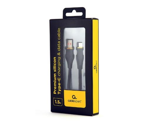 KAAPELI USB-C USB2 1.5M MUSTA/CC-USB2S-AMCM-1.5M-BK GEMBIRD GEMBIRD