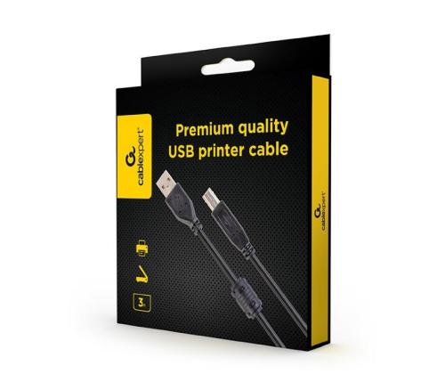 KAAPELINEN USB2-TULOSTIMEN AM-BM 3M/CCFB-USB2-AMBM-3M GEMBIRD