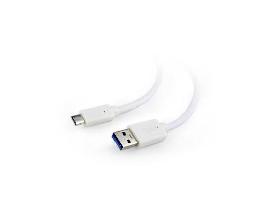 KAAPELI USB-C -USB3 1M WHITE/CCP-USB3-AMCM-1M-W GEMBIRD