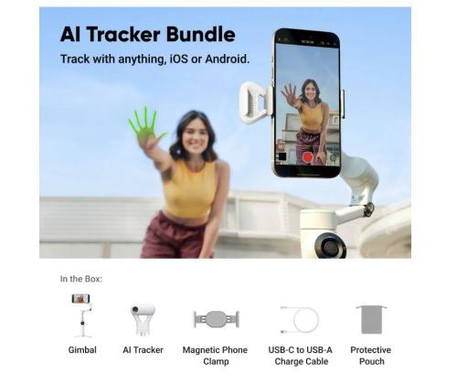GIMBAL FLOW 2 PRO AI TRACKER/CINSABQB/TRUCKERWHITE INSTA360