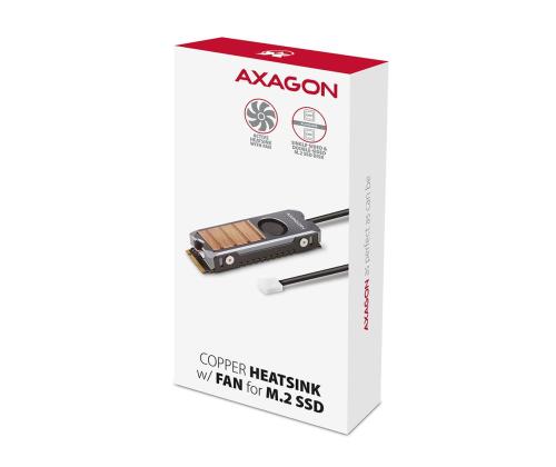 SSD ACC COOLER M.2 KUPARITUULETIN/CLR-M2FAN AXAGON