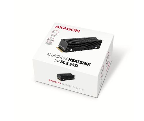 SSD ACC JÄÄHDYTIN M.2 2280/24MM CLR-M2XT AXAGON