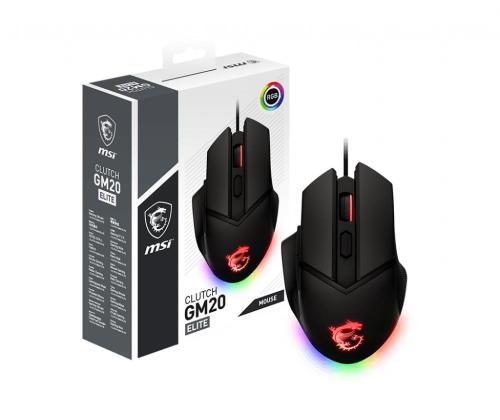 HIIRI USB OPTINEN PELAAMINEN/KYTKIN GM20 ELITE MSI