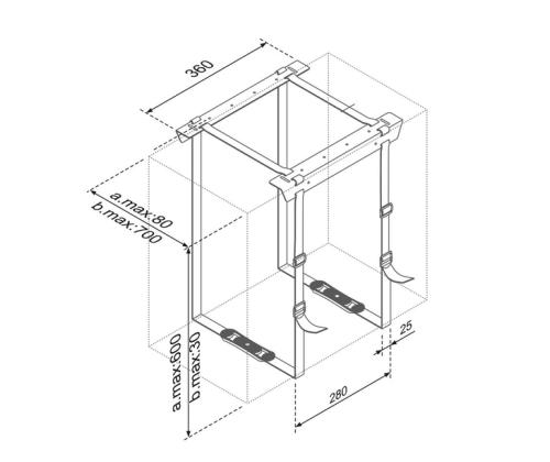 PC ACC PÖYTÄKIINNIKE 20KG/CPU-D025MUSTA NEOMOUNTS-KIINNIKE