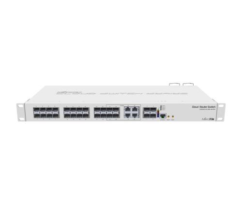 Kytkin MIKROTIK CRS328-4C-20S-4S+RM Tyyppi L2 Rack 1U 4x10/100/1000BASE-T/SFP combo 20xSFP 4xSFP+...