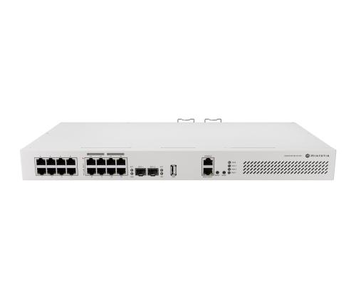 Kytkin MIKROTIK CRS418-8P-8G-2S+RM Tyyppi L3 PoE portit 8 CRS4188P8G-2S+5AXQ2AXQ-RM