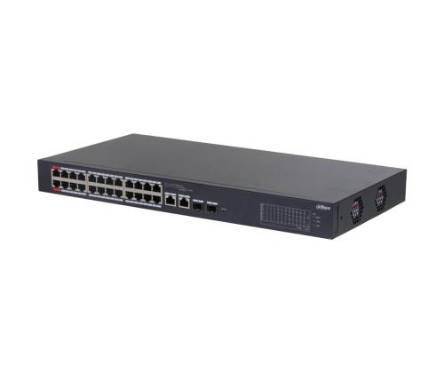 Kytkin DAHUA CS4226-24ET-240 Työpöytä/jalusta Rack 1U 24x10Base-T / 100Base-TX 2x10/100/1000BASE...