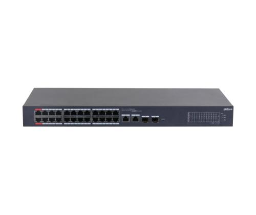 Kytkin DAHUA CS4226-24ET-240 Työpöytä/jalusta Rack 1U 24x10Base-T / 100Base-TX 2x10/100/1000BASE...